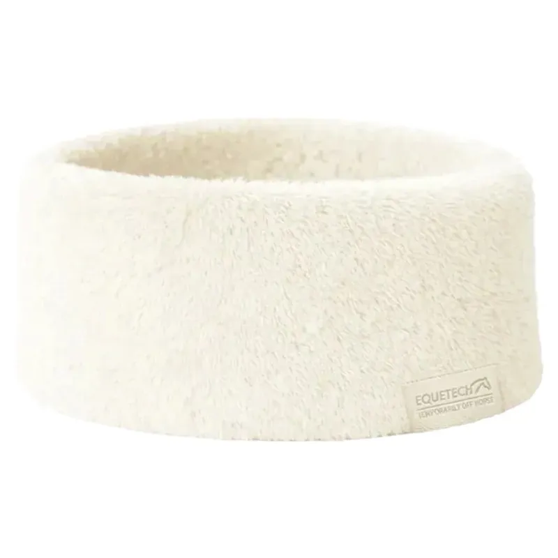 Equetech SupaSoft Luxe Faux Fur Headband - Snow