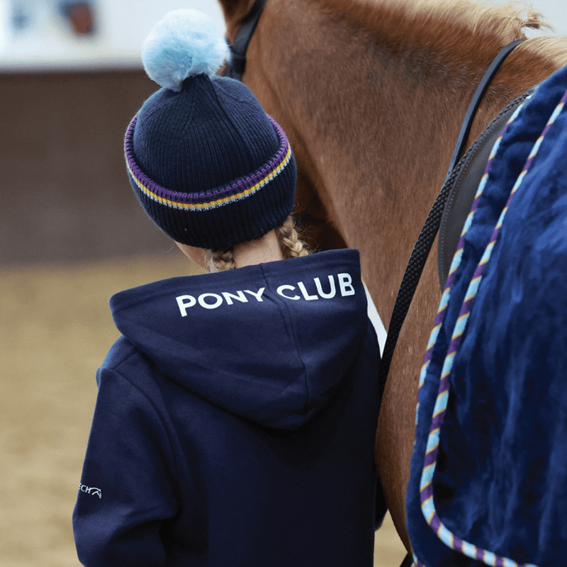 Equetech Official Pony Club Junior Jersey One-Piece - Navy-2