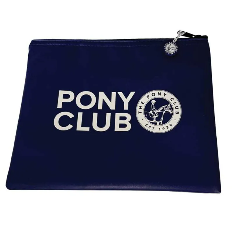 Equetech Pony Club Passport Wallet/Travel Pouch - Navy