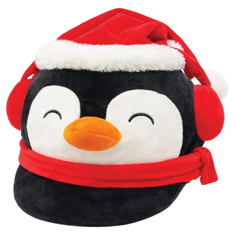 Equetech Christmas Helmet Cover - Pippin Penguin