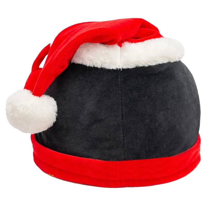 Equetech Christmas Helmet Cover - Pippin Penguin-1