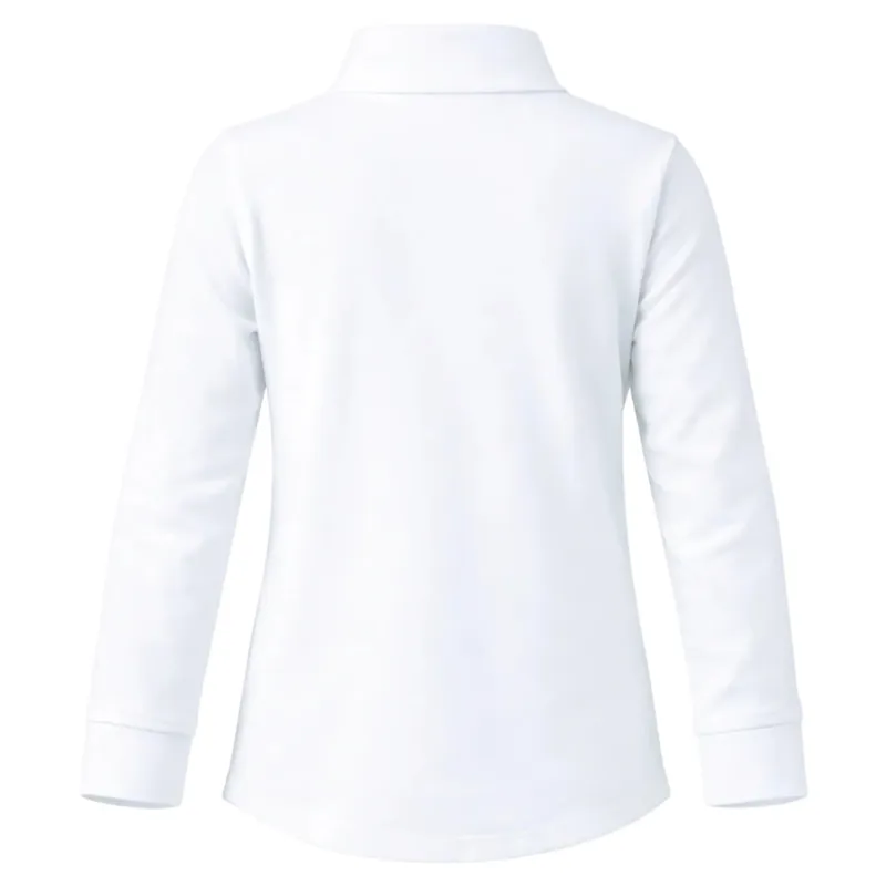 Equetech Rally Junior Thermal Show Shirt - White-2