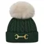 Equetech Waterproof Knitted Hat - Alpine Green