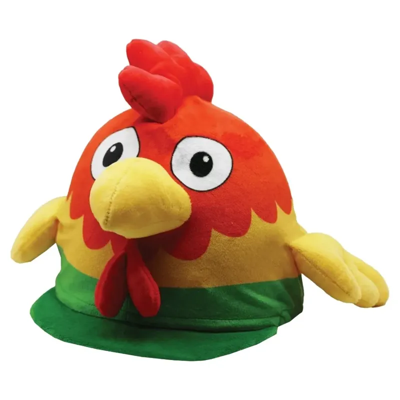 Equetech Animal Helmet Cover - Rocky Rooster
