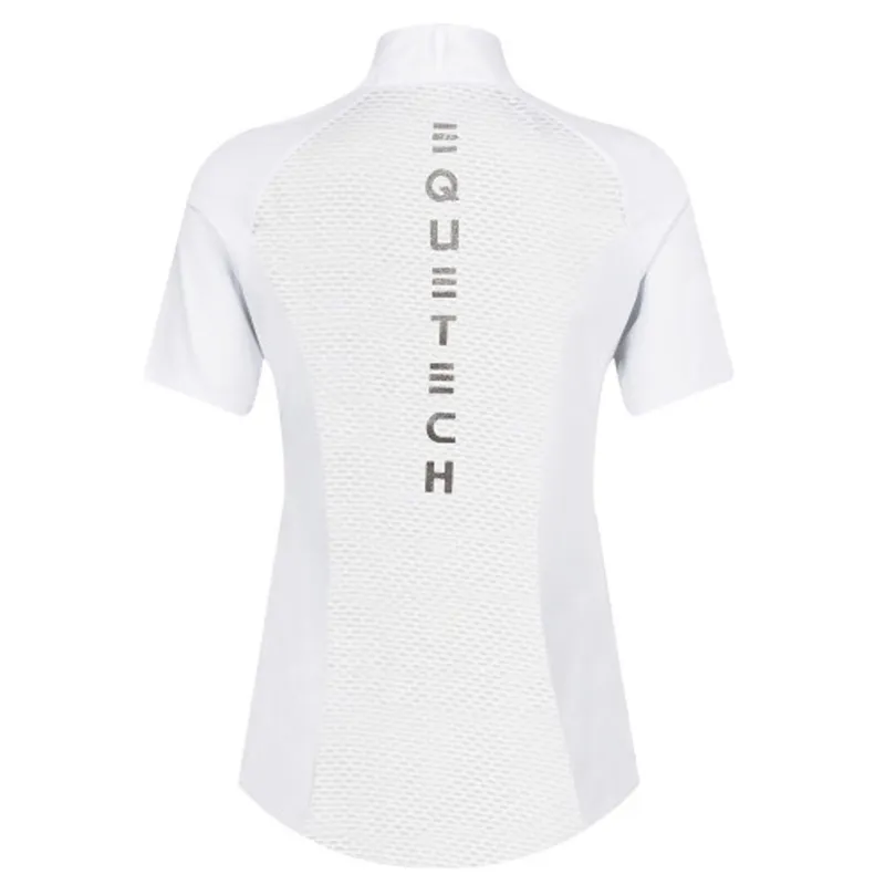 Equetech Signature Cool Show Shirt - White/Silver-1