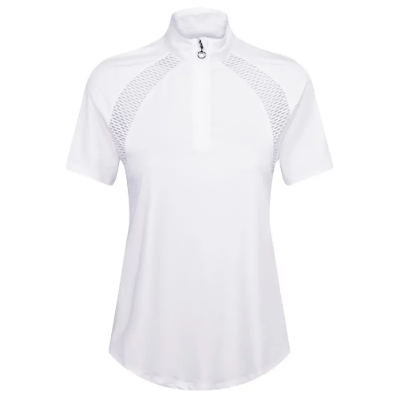 Equetech Signature Cool Show Shirt - White/Silver