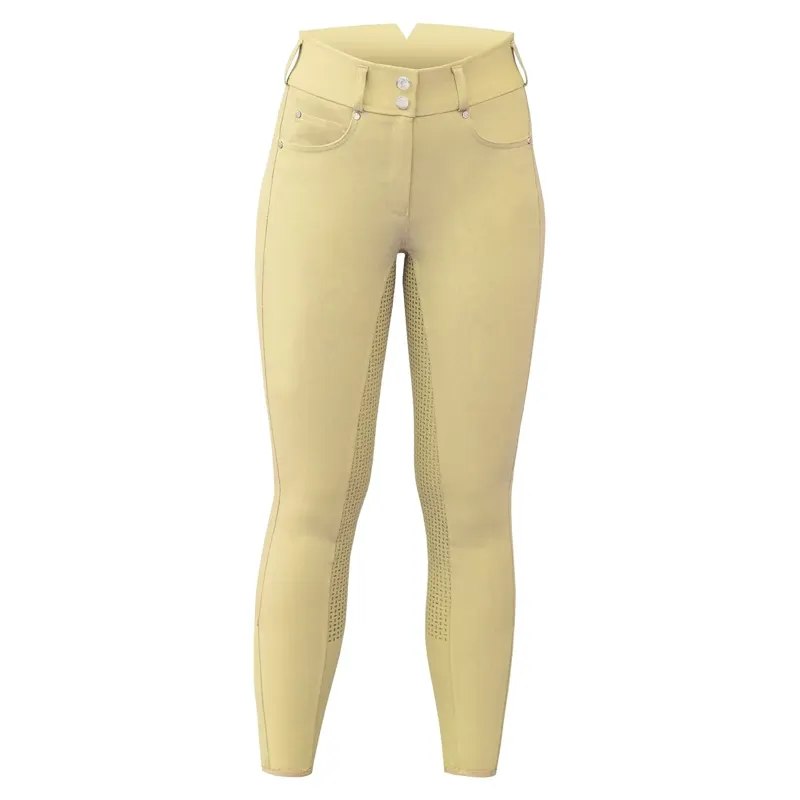 Equetech Ultimo Full Grip Womens Competition Breeches - Buttermilk