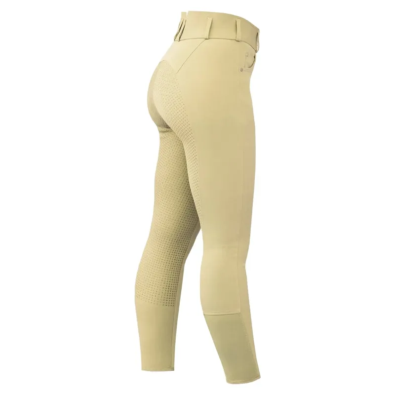 Equetech Ultimo Full Grip Womens Competition Breeches - Buttermilk-1