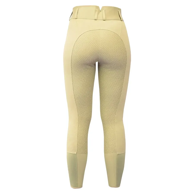 Equetech Ultimo Full Grip Womens Competition Breeches - Buttermilk-2