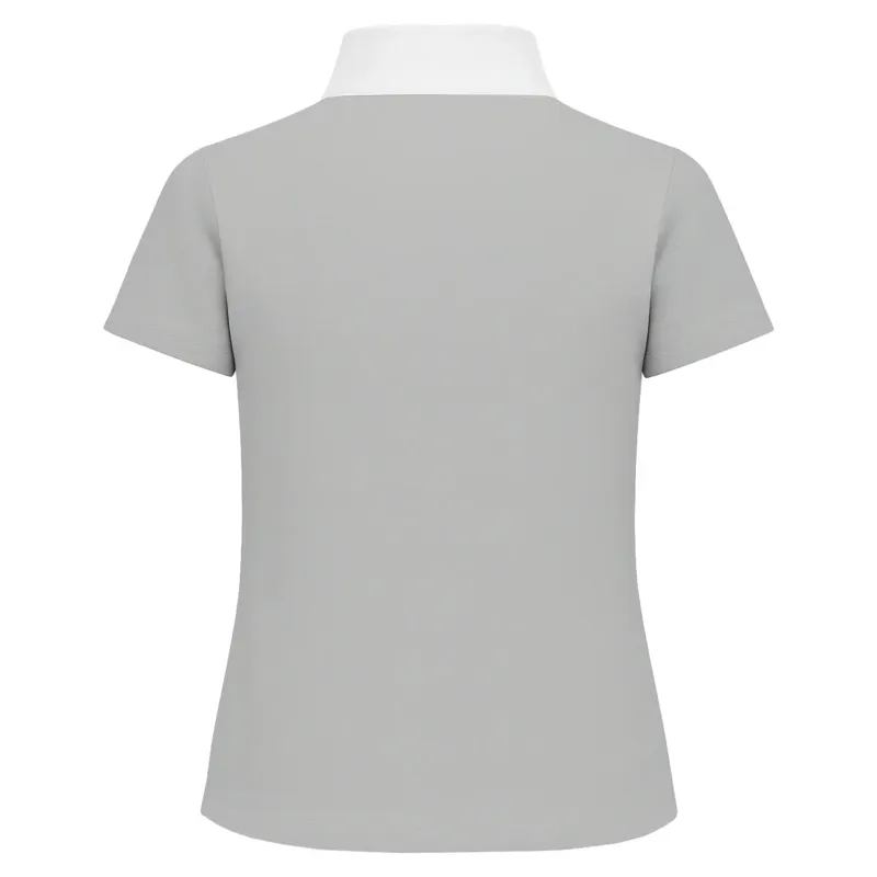 Equetech Virginia Junior Girls Show Shirt - Gray-1