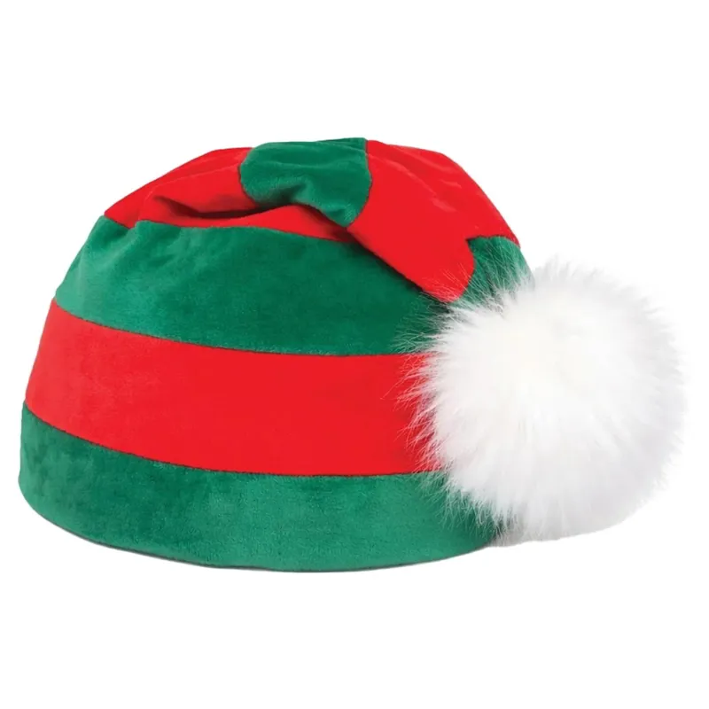 Equetech Christmas Helmet Cover - Elf Hat-1