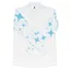 Equetech Airflow Junior Cross-Country Shirt - White/Light Blue Starburst