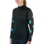 Equetech Airflow Womens Cross Country Top - Black/Turquoise Diamonds