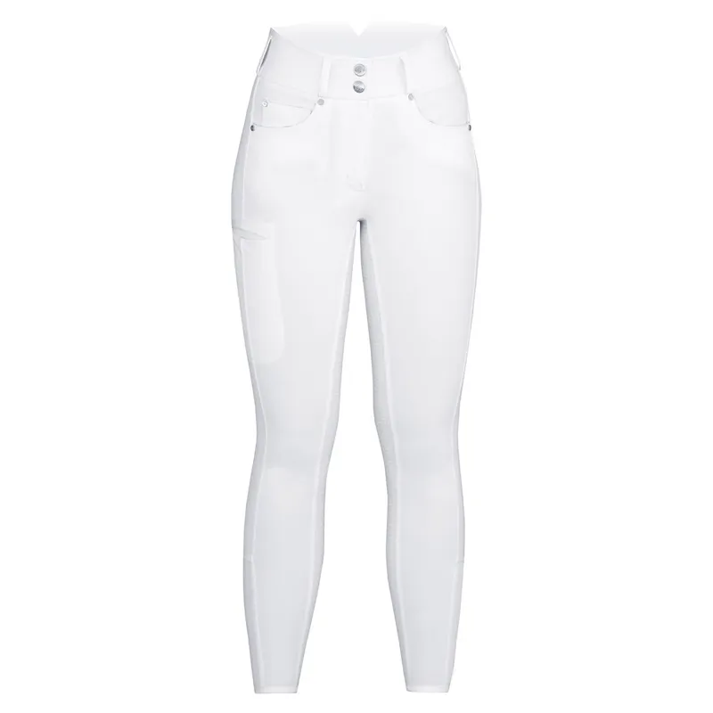 Equetech Ultimo Full Grip Womens Competition Breeches - White