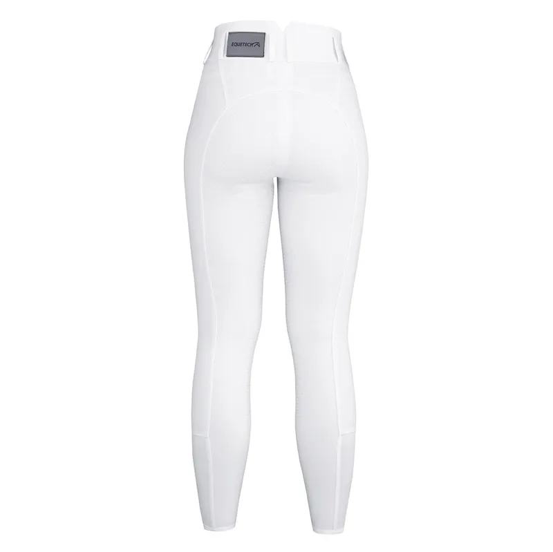 Equetech Ultimo Full Grip Womens Competition Breeches - White-1