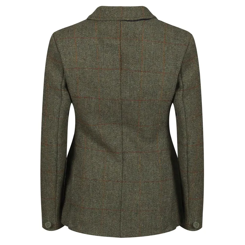 Equetech Claydon Tweed Junior Show Jacket - Green-1