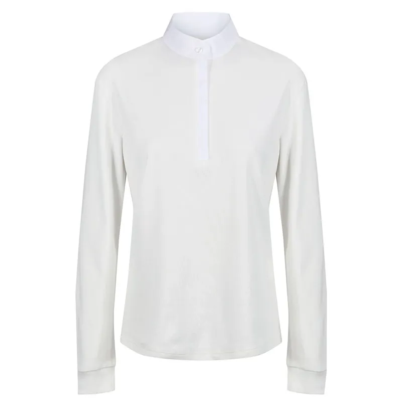Equetech Foxhunter Womens Cotton Show Shirt - Ecru