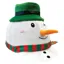 Equetech Animal Helmet Cover - Freezy Snowman