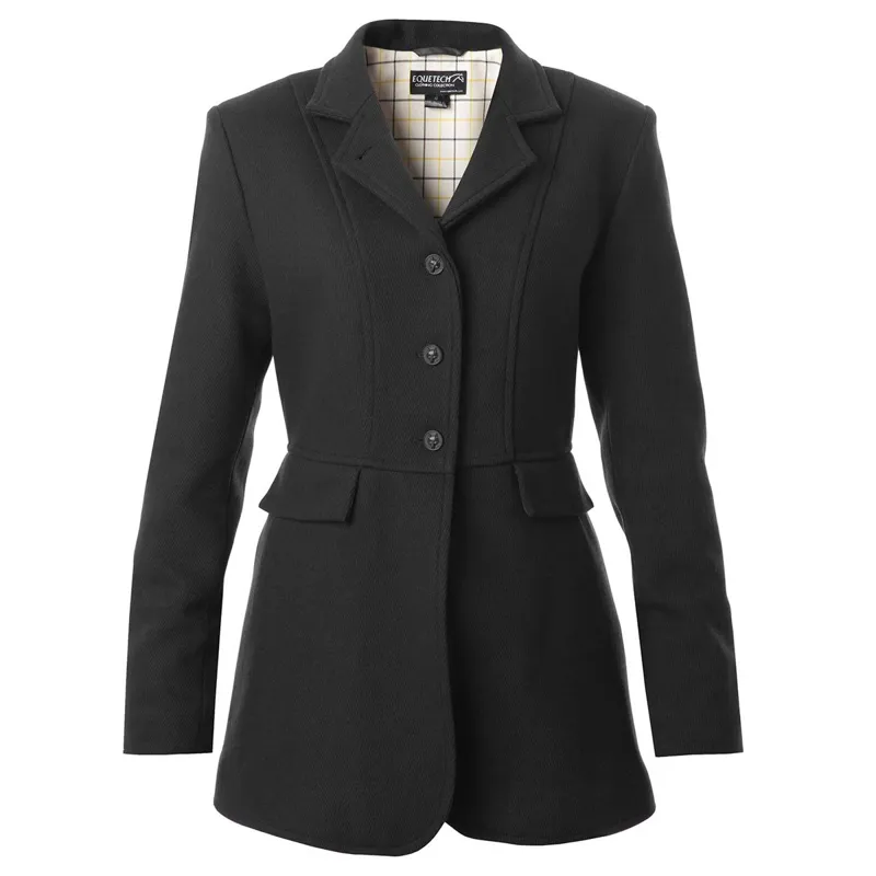 Equetech Hunt Wool Frock Women's Coat - Black