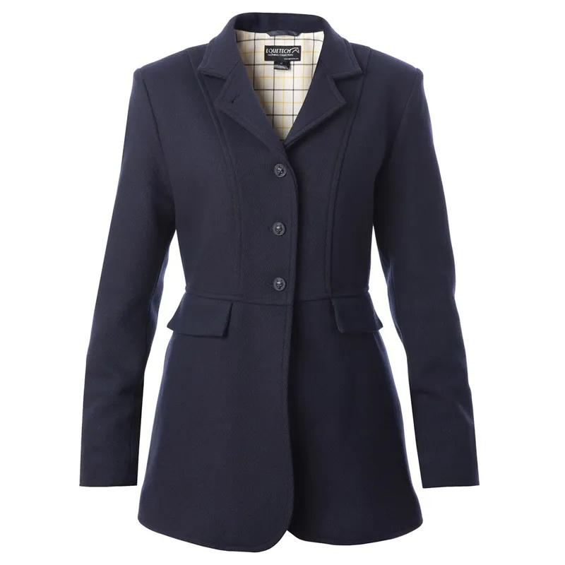 Equetech Hunt Wool Frock Women's Coat - Navy