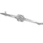 Equetech Knot Stock Pin - Silver