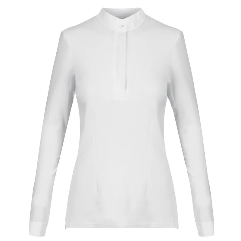 Equetech Thermal Cosy Womens Stock Show Shirt - White