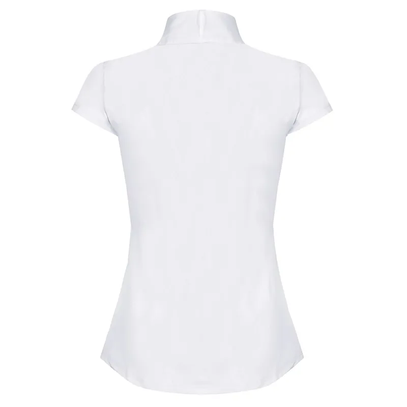 Equetech Mia Lace Womens Show Shirt - White-2