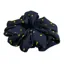 Equetech Polka Dot Show Scrunchie - Navy/Gold