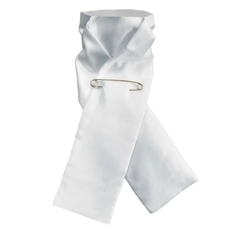 Equetech Junior Ready Tied Stock Tie - White