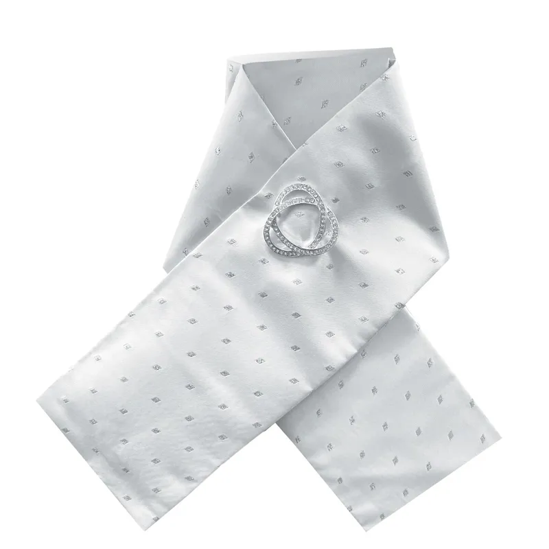 Equetech Ready Tied Stock Tie - Diamond/White
