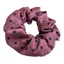 Equetech Polka Dot Show Scrunchie - Rose/Navy