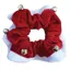 Equetech Christmas Scrunchie - Red/White