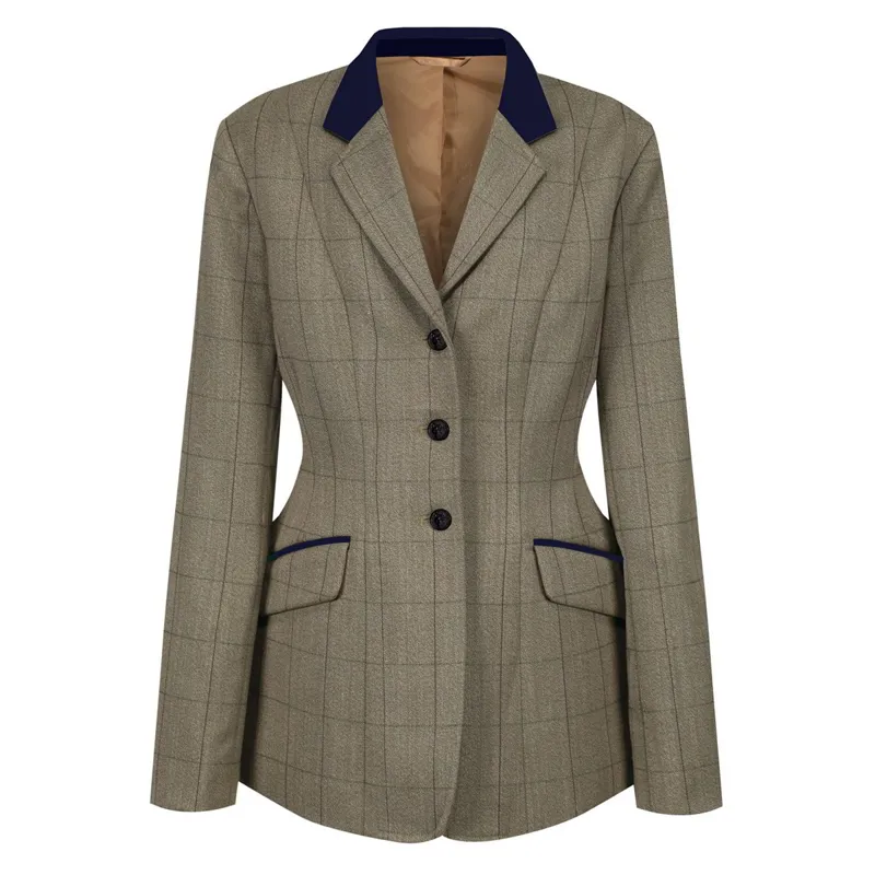 Equetech Foxbury Deluxe Tweed Ladies' Show Coat - Green