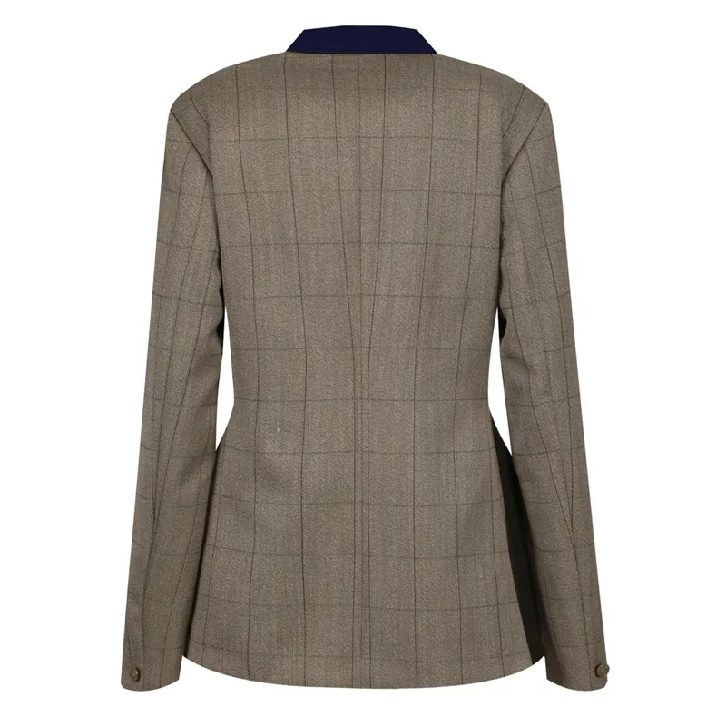 Equetech Foxbury Deluxe Tweed Ladies' Show Coat - Green-2