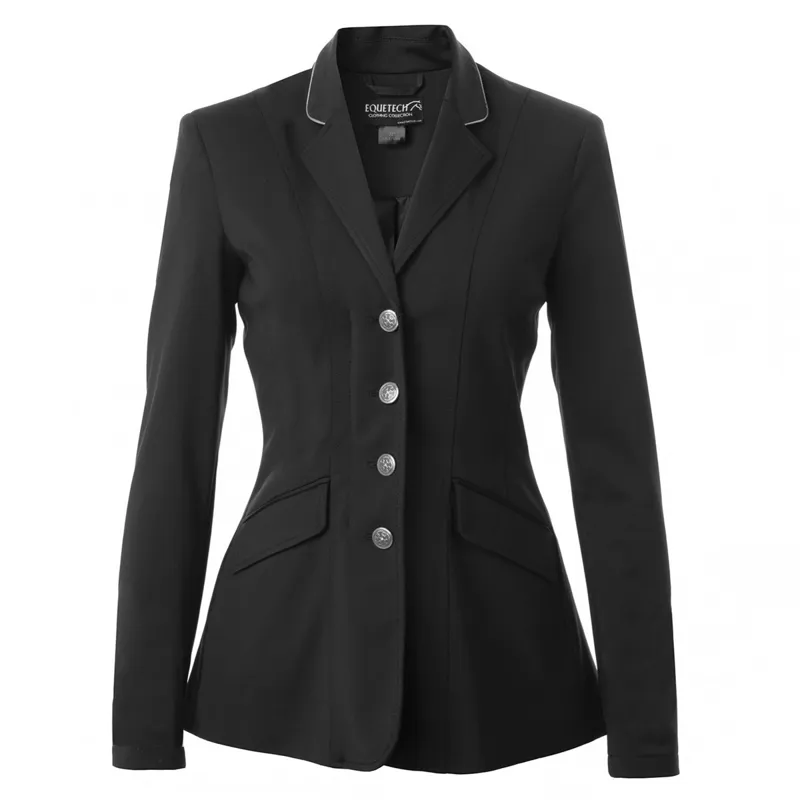 Equetech Jersey Deluxe Women's Show Jacket - Black