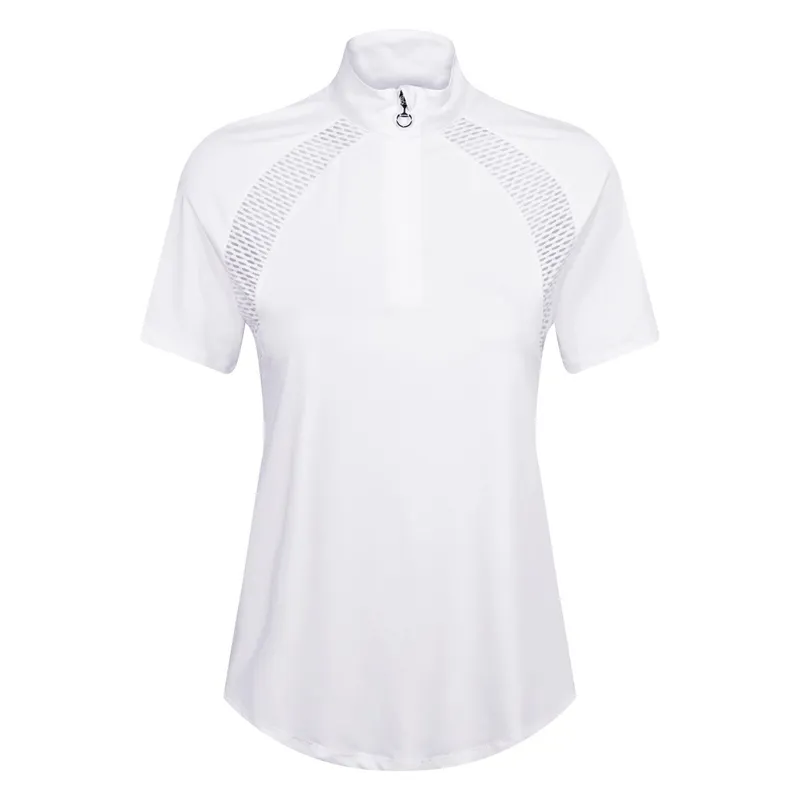 Equetech Active Extreme Short Sleeve Womens Show Shirt - White-1