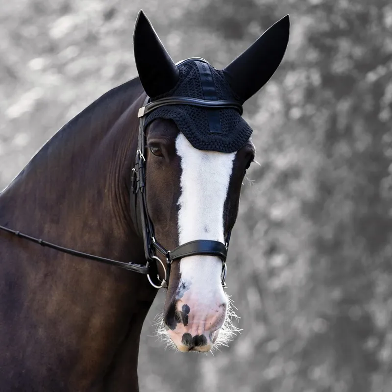 Equetech Soundless Ear Bonnet - Black