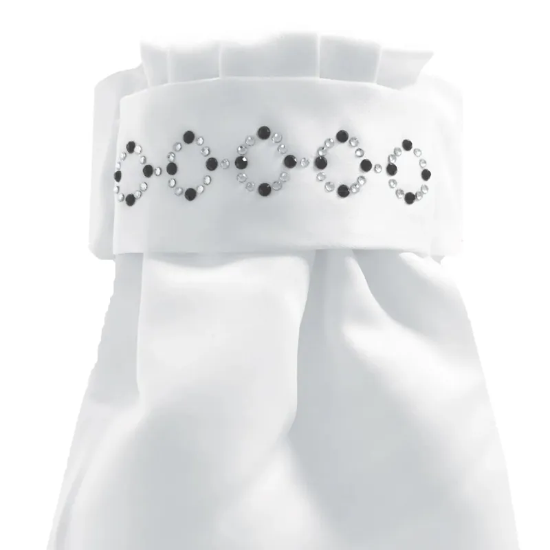 Equetech Deluxe Ready Tied Stock Tie Zodiac/White