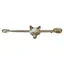 Equetech Foxhead Stock Pin - Gold