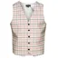Equetech Tattersall Mens Competition Vest - Red/Black Check