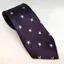 Equetech Stars Adult Stock Tie - Purple/Silver