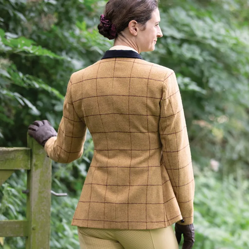 Equetech Wheatley Tweed Women's Show Jacket - Brown-2