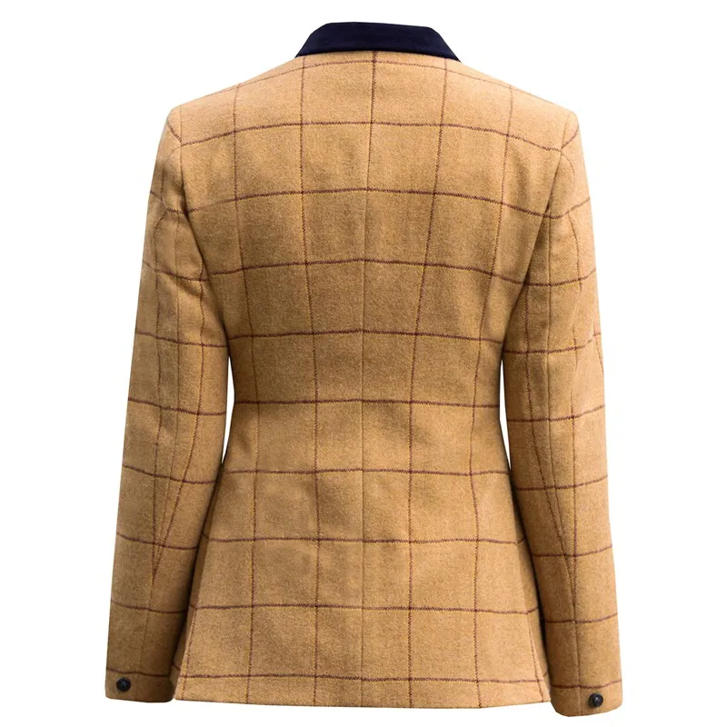Equetech Wheatley Tweed Women's Show Jacket - Brown-3