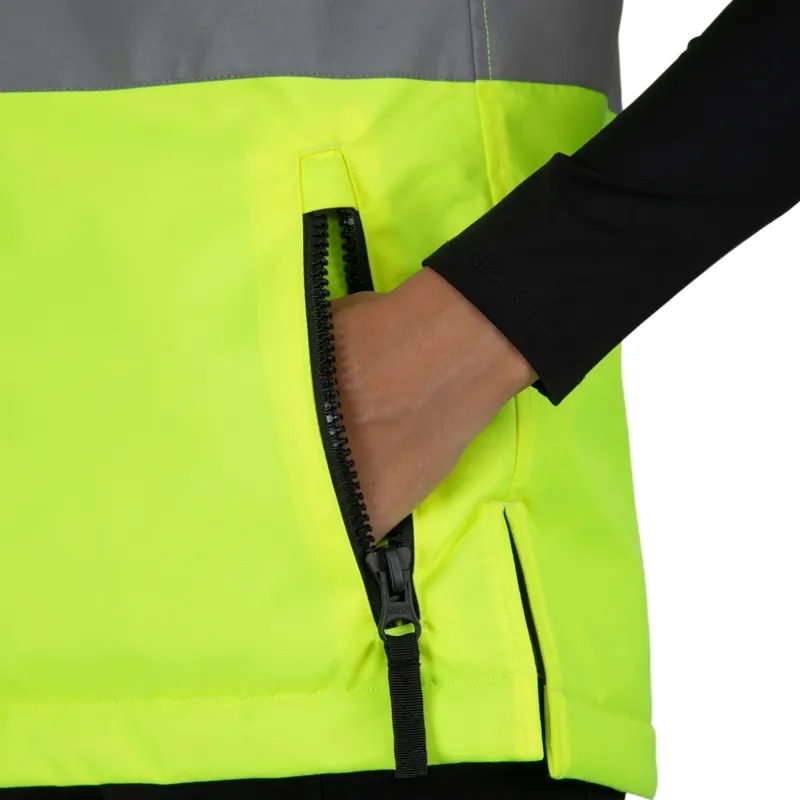 EQUI-FLECTOR Hi-Viz Women's Waterproof Vest - Yellow-6