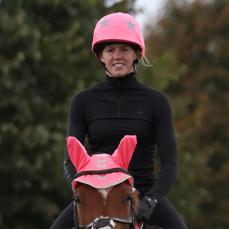 EQUI-FLECTOR Helmet Cover - Pink-1