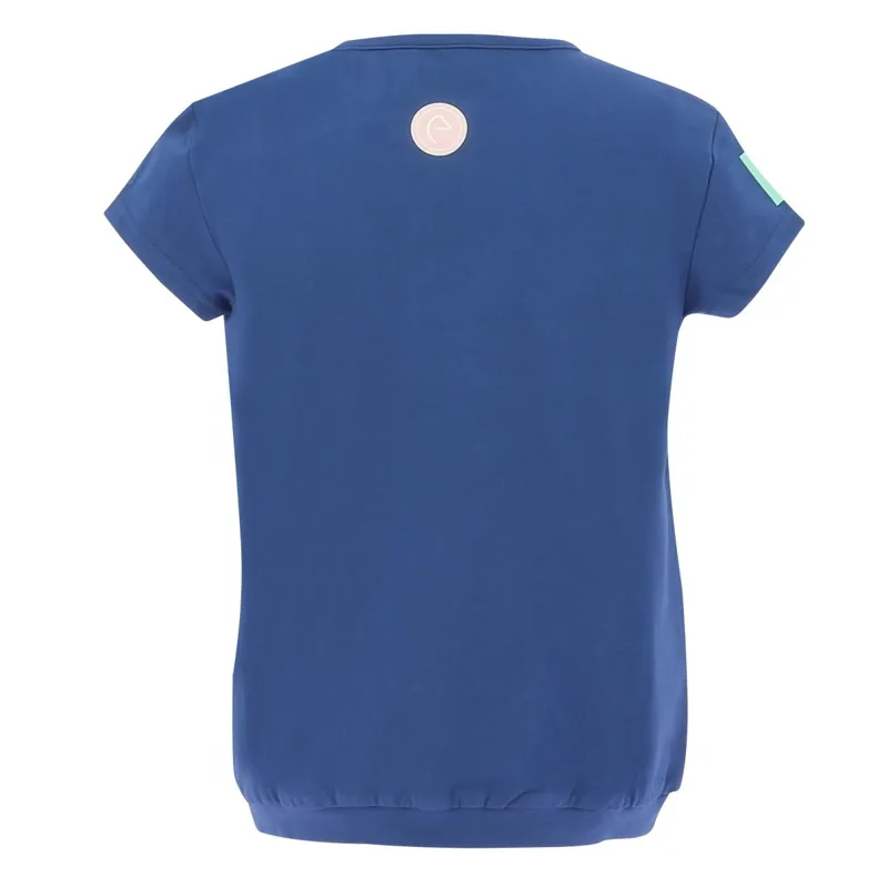 Equi-Kids Icance Junior T-Shirt - Navy-2