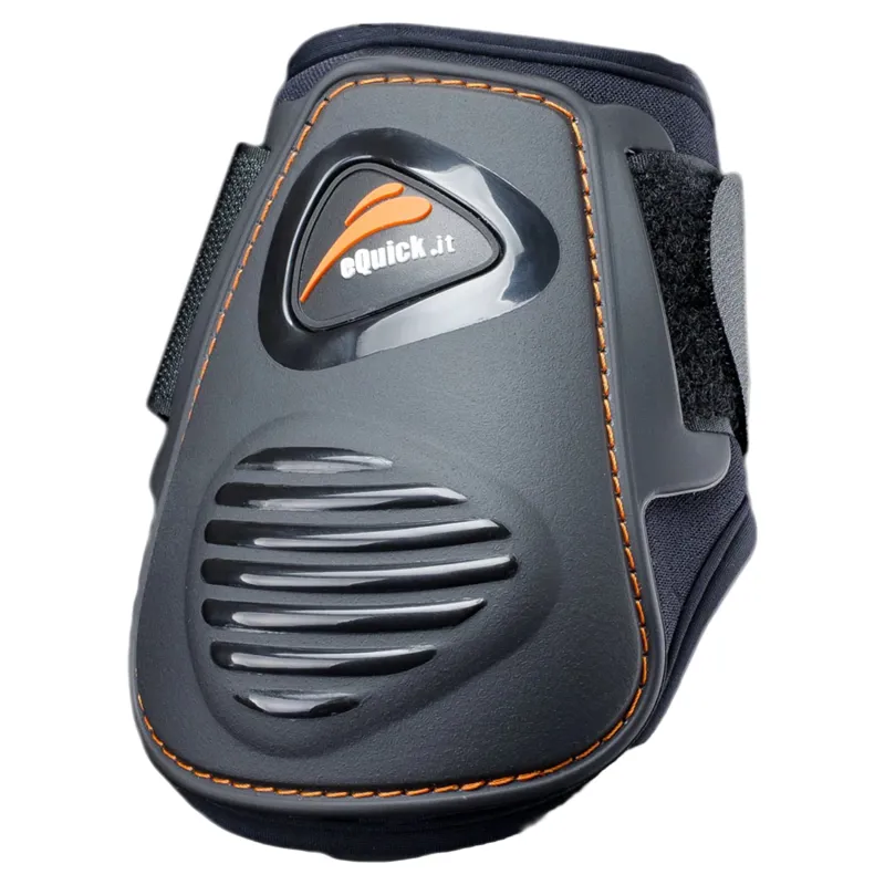 eQuick eLight Hind Fetlock Boots - Black