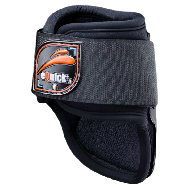 eQuick eLight Hind Fetlock Boots - Black-1