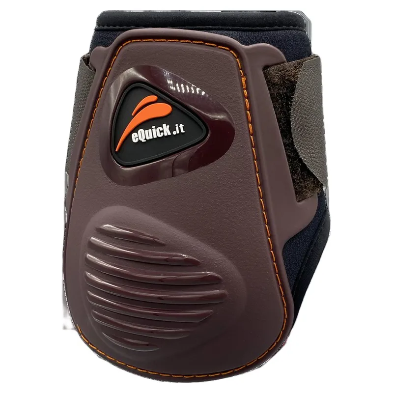 eQuick eLight Rear Fetlock Boots - Brown