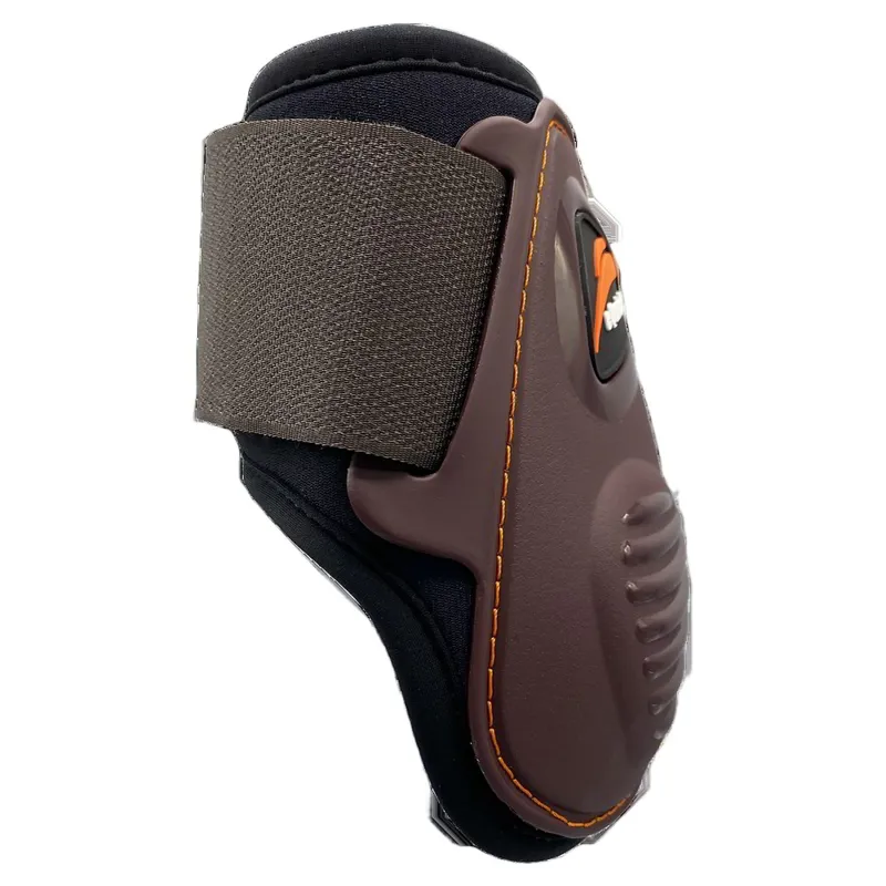 eQuick eLight Rear Fetlock Boots - Brown-3